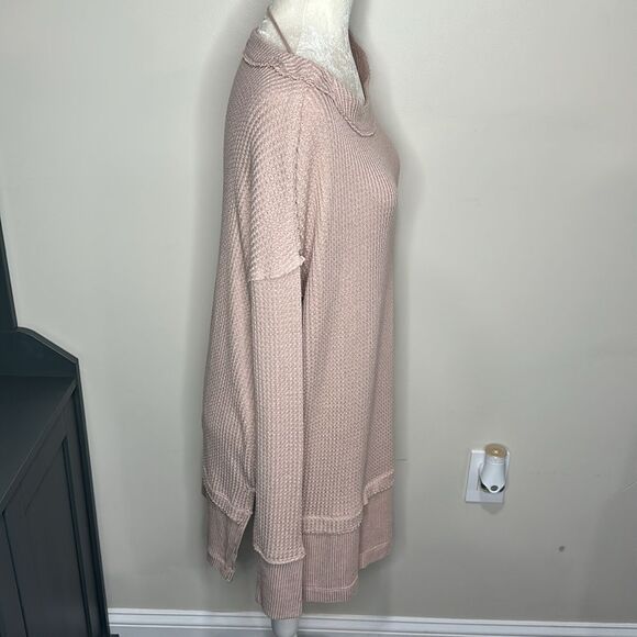 Free People North Shore Thermal Top Sand NWT size M - Picture 9 of 12